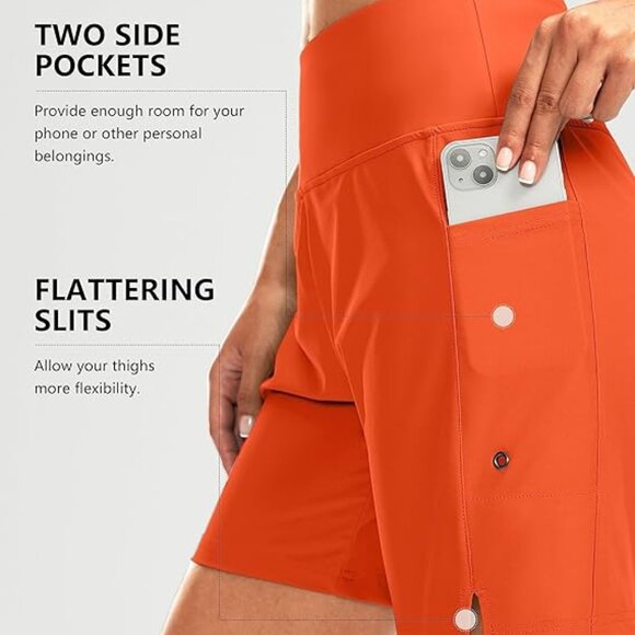 XL NEW G Gradual Women's 5" Long ORANGE Swim shorts - Picture 11 of 11